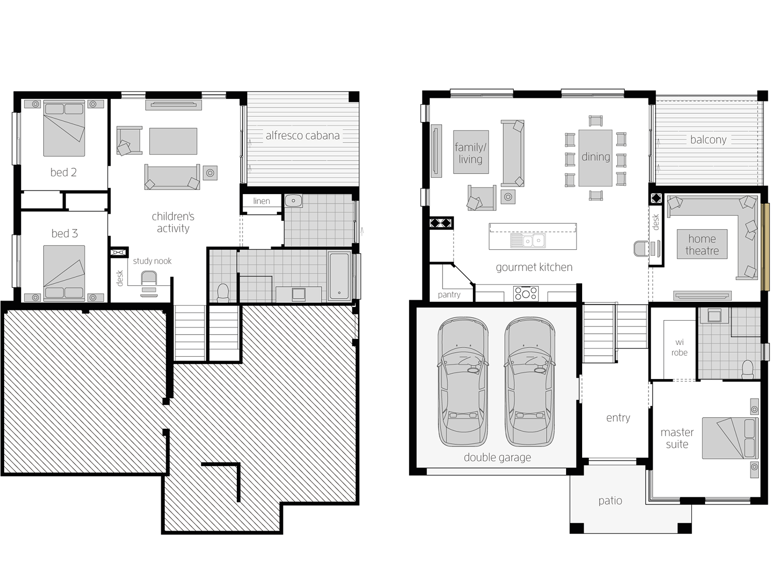 Horizon Sloping Block House Design Mcdonald Jones Homes