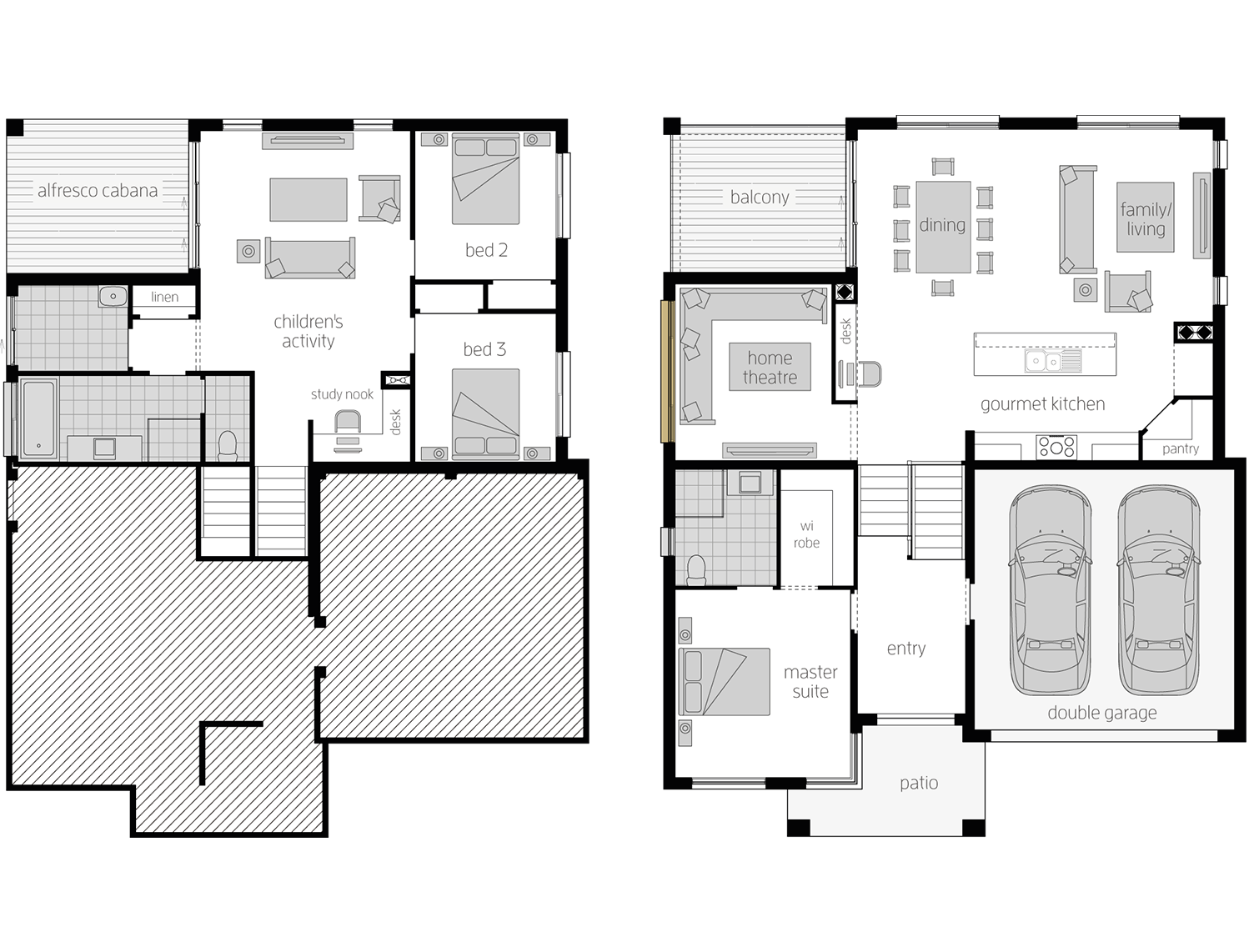 Horizon Sloping Block House Design Mcdonald Jones Homes