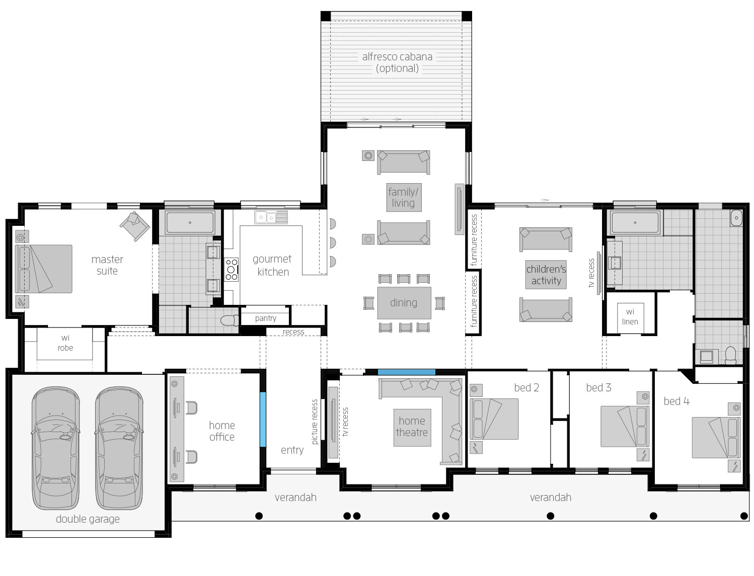 Fun Finder X Floor Plans Modern House Modern House