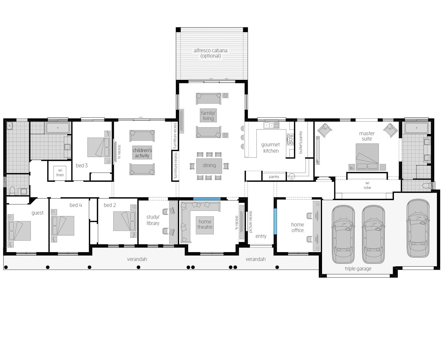 Bronte Acreage Homes Designs Mcdonald Jones Homes