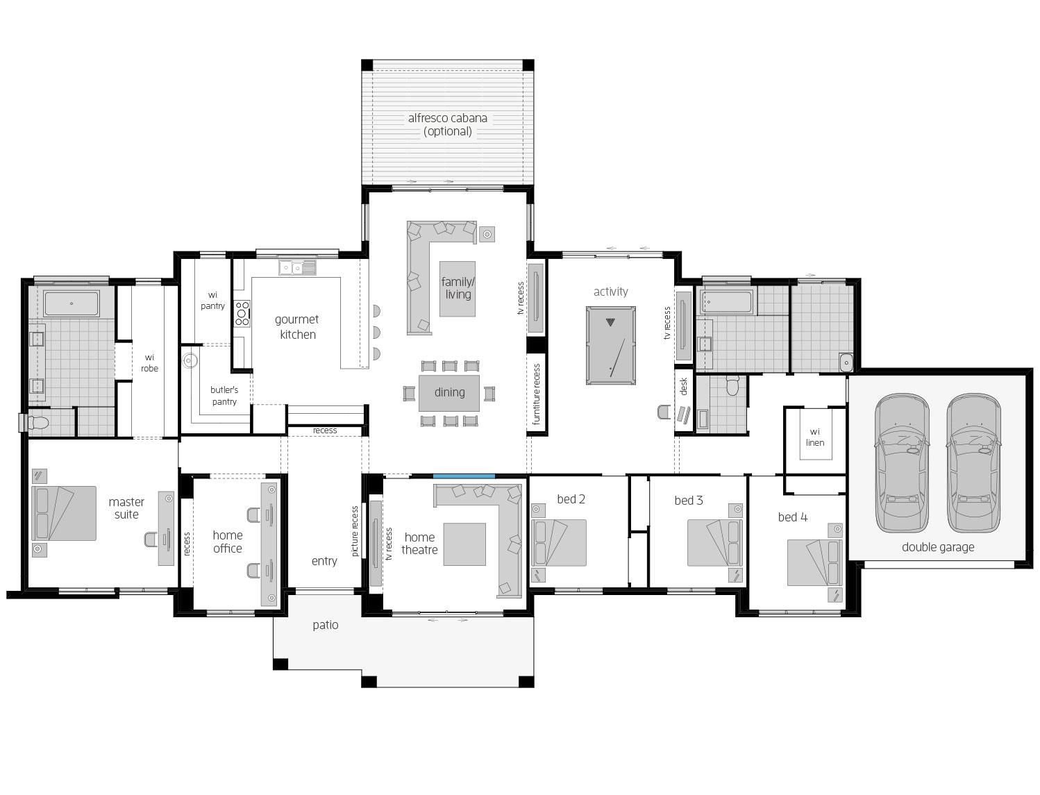 Hermitage Country Home Design McDonald Jones Homes