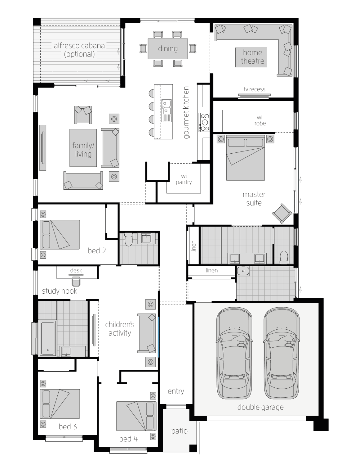 Admiral- Single Storey Floor Plan- McDonald Jones Admiral- Single Storey Floor Plan- McDonald Jones
