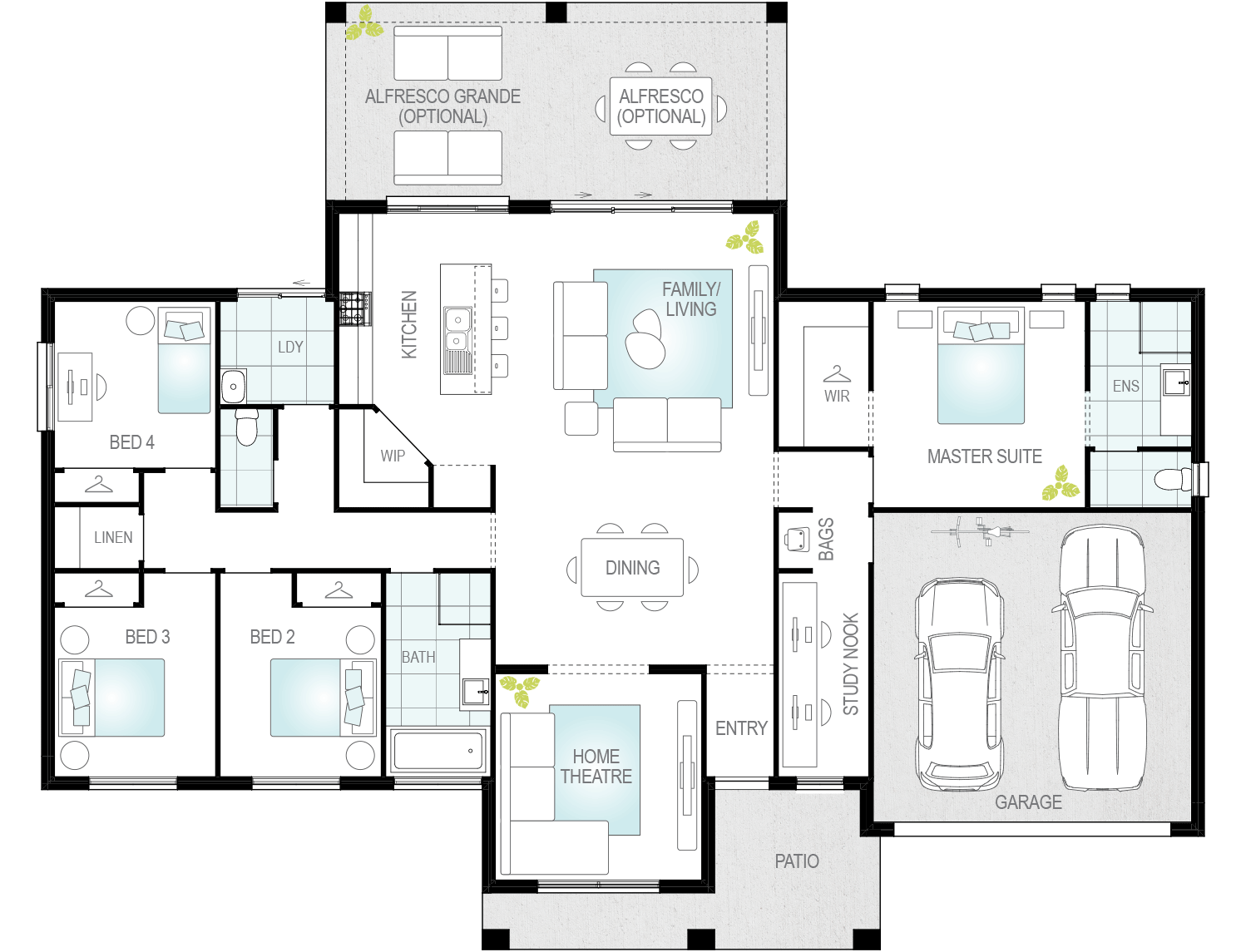 Almonte- Single Storey Floor Plan Almonte- Single Storey Floor Plan- McDonald Jones