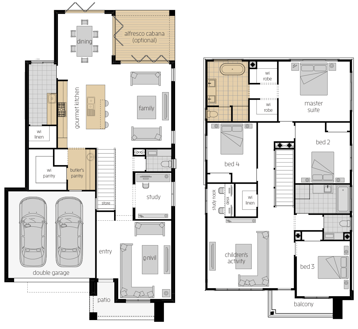 Saxonvale 33 Two- Two Storey Floor Plan Upgrade Saxonvale 33 Two- Two Storey Floor Plan Upgrade- McDonald Jones