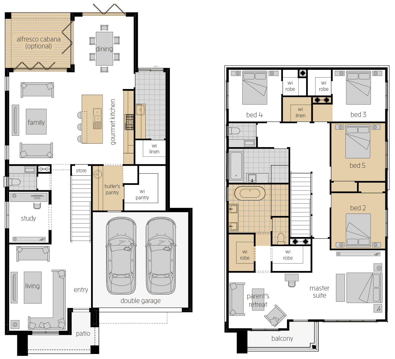 Saxonvale 33 Three- Two Storey Floor Plan Upgrade Saxonvale 33 Three- Two Storey Floor Plan Upgrade- McDonald Jones