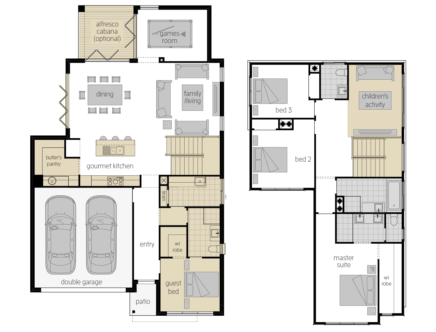 Sevilla 28- Two Storey Upgrade Floor Plan Sevilla 28- Two Storey Upgrade Floor Plan- McDonald Jones