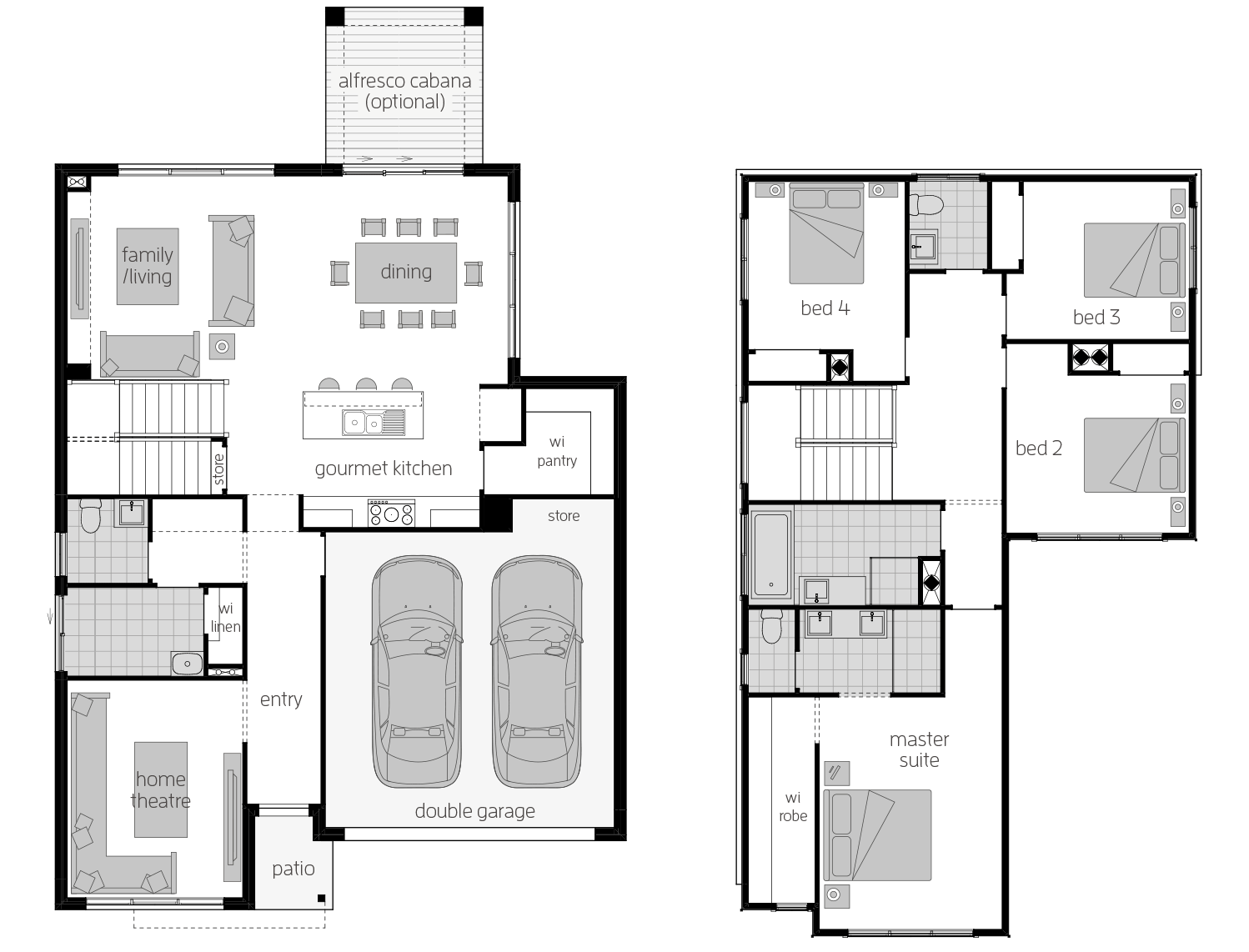 Sevilla 26- Two Storey Floor Plan Sevilla 26- Two Storey Floor Plan- McDonald Jones