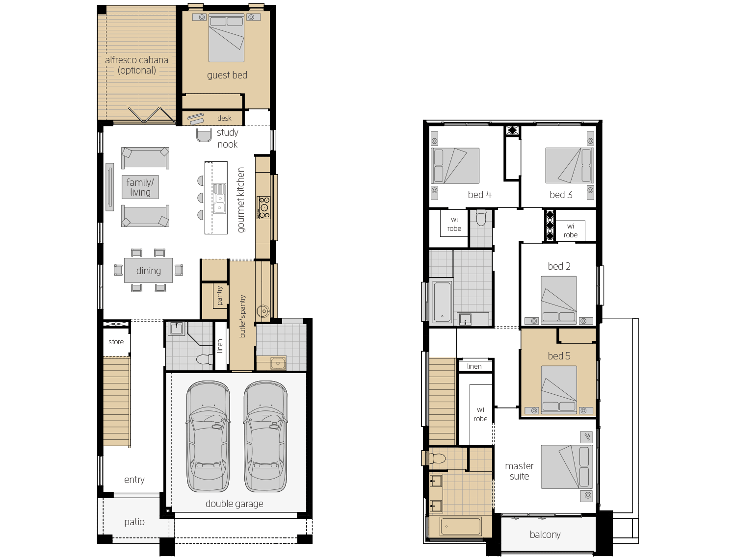 Whistler 30 Double Storey Floor Plan RHS Whistler 30 Double Storey Floor Plan RHS