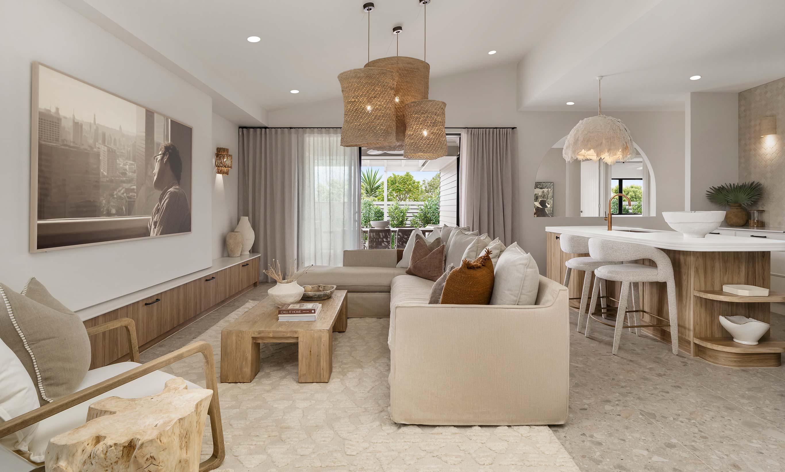 One storey home design havana encore family room oran park