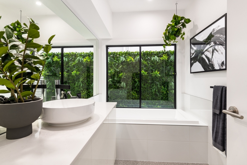 Contemporary Monochrome Bathroom