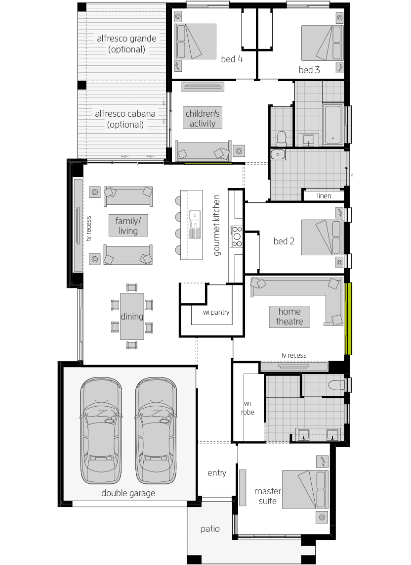 The award winnning Havana Encore floor plan