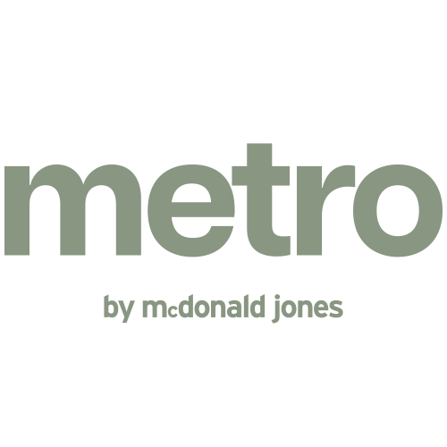 metro by mcdonald jones logo