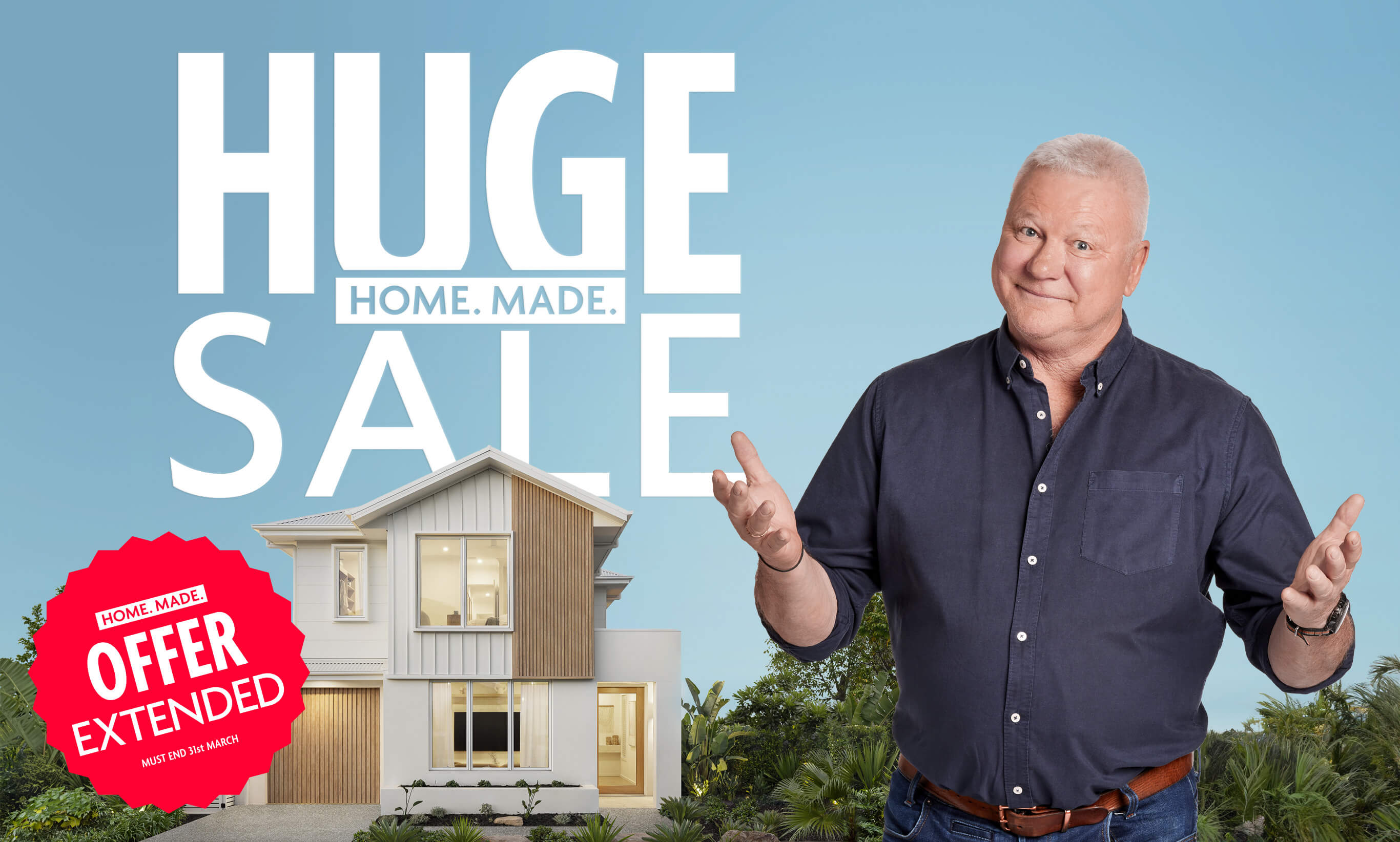 huge home made sale extended