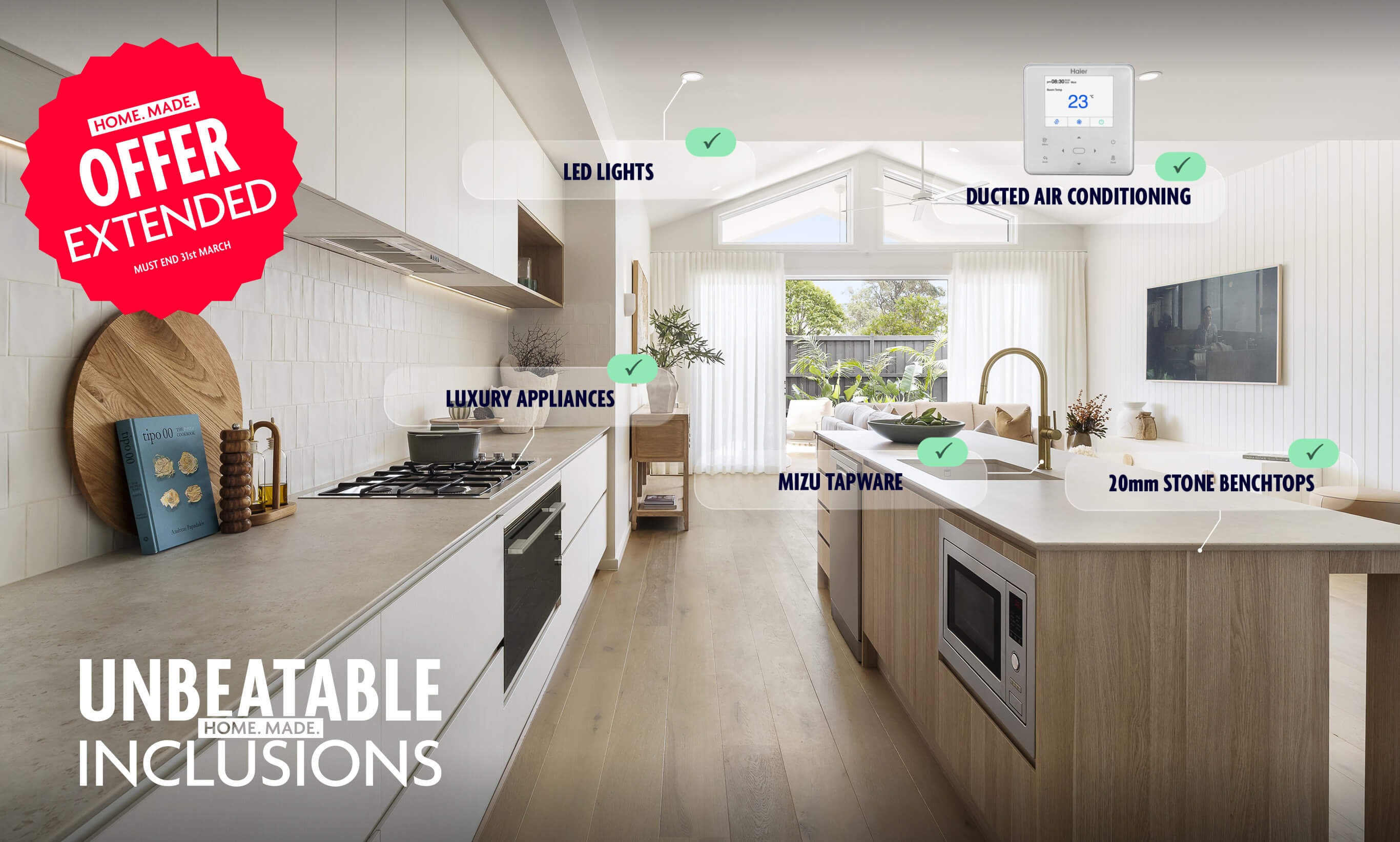 HUGE home made sale internal inclusions extended