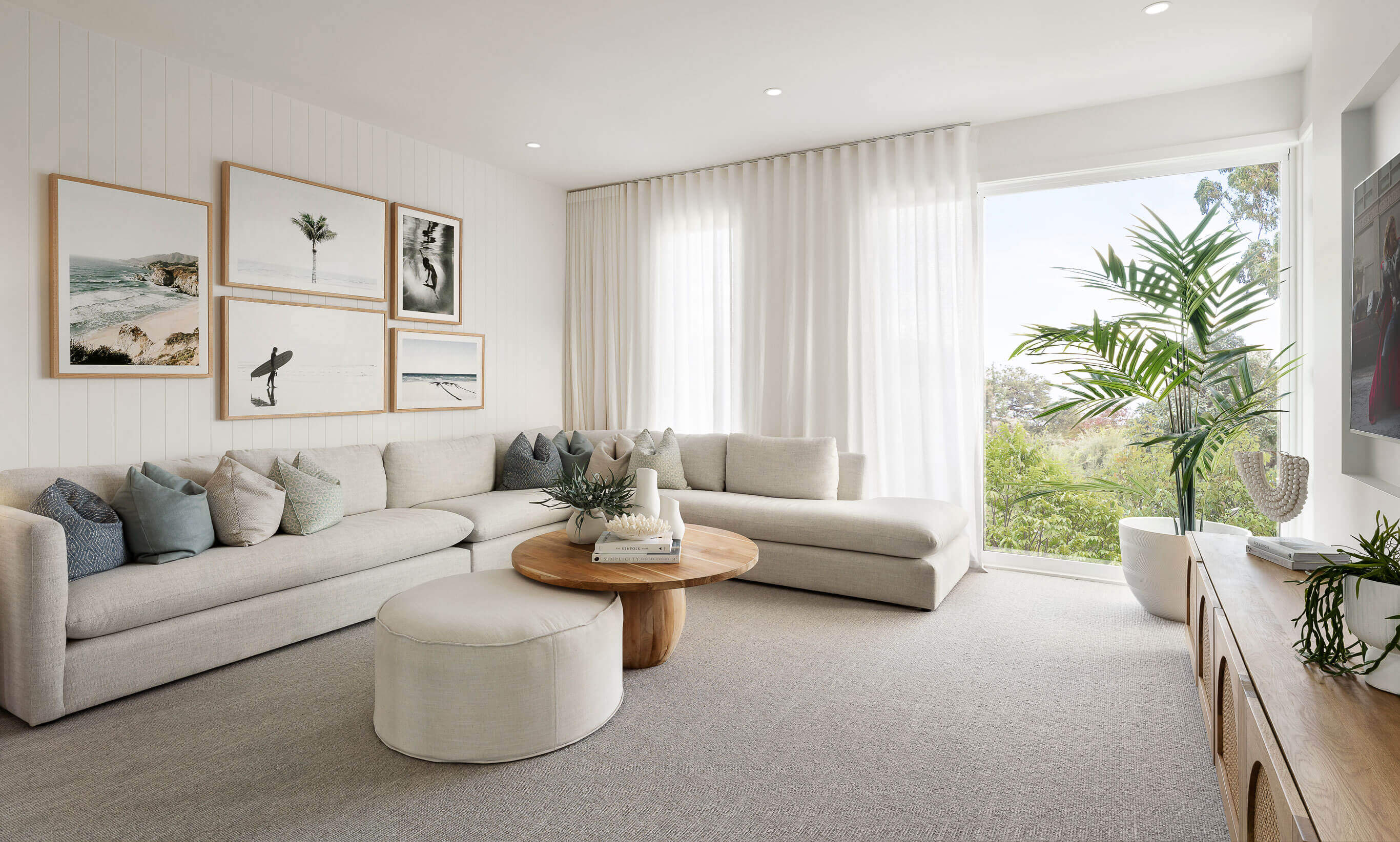 panorama two storey home design living room design