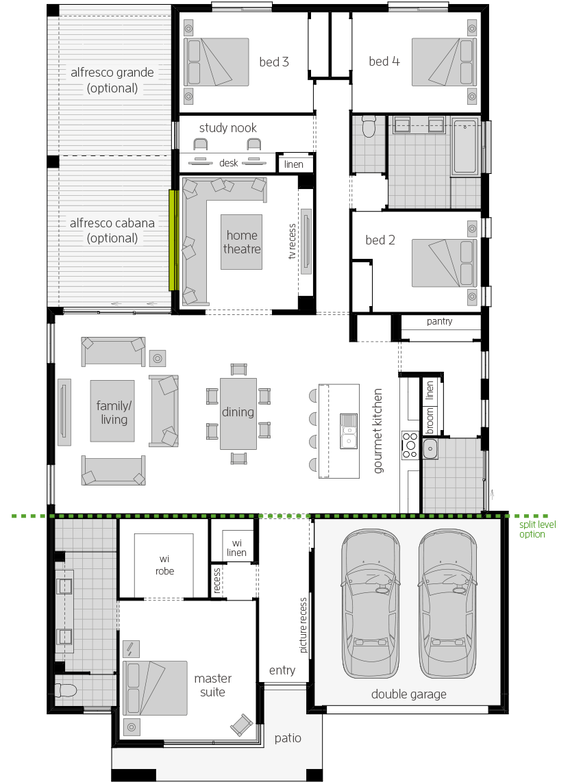 Broadbeach 16 floorplan lhs Broadbeach 16 floorplan lhs
