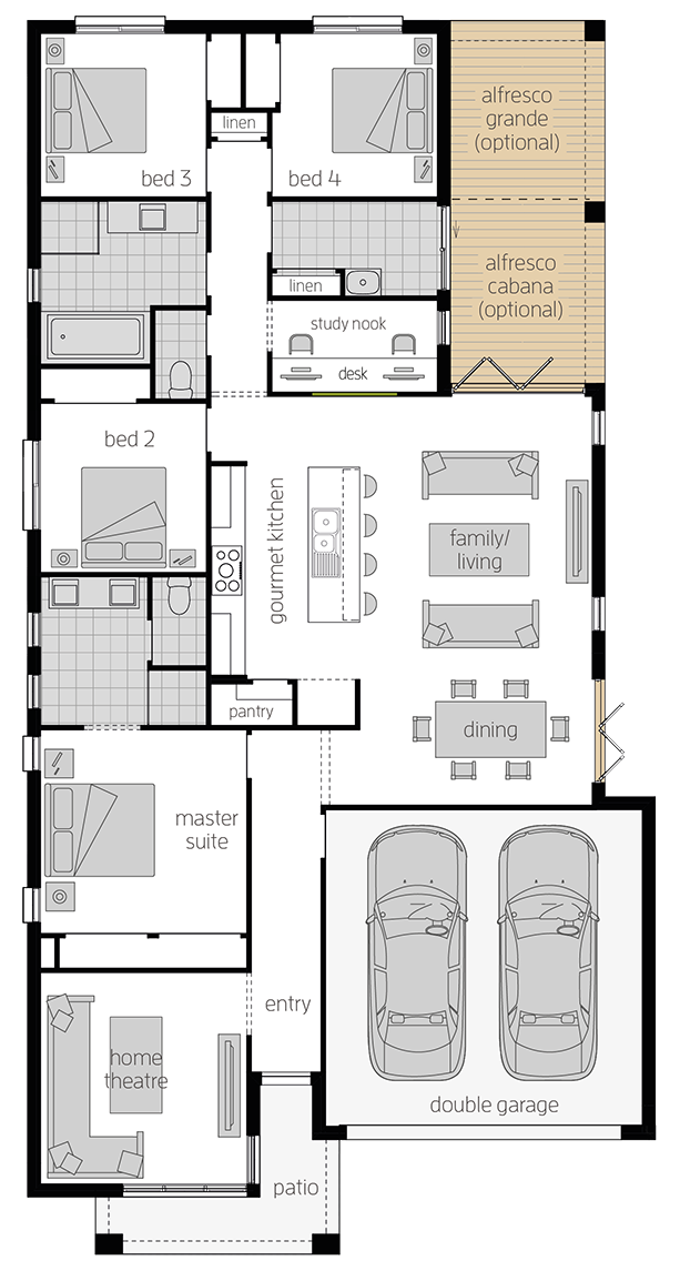 Havana 28 Zero upgrade floorplan lhs Havana 28 Zero upgrade floorplan lhs