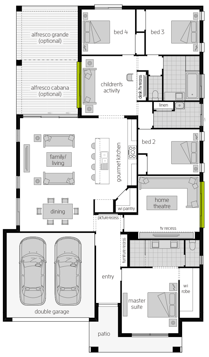 Havana Executive Zero floorplan lhs Havana Executive Zero floorplan lhs