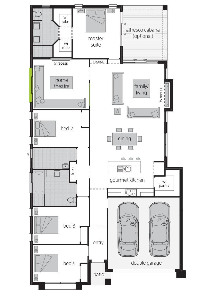 Bordeaux executive floorplan lhs Bordeaux executive floorplan lhs
