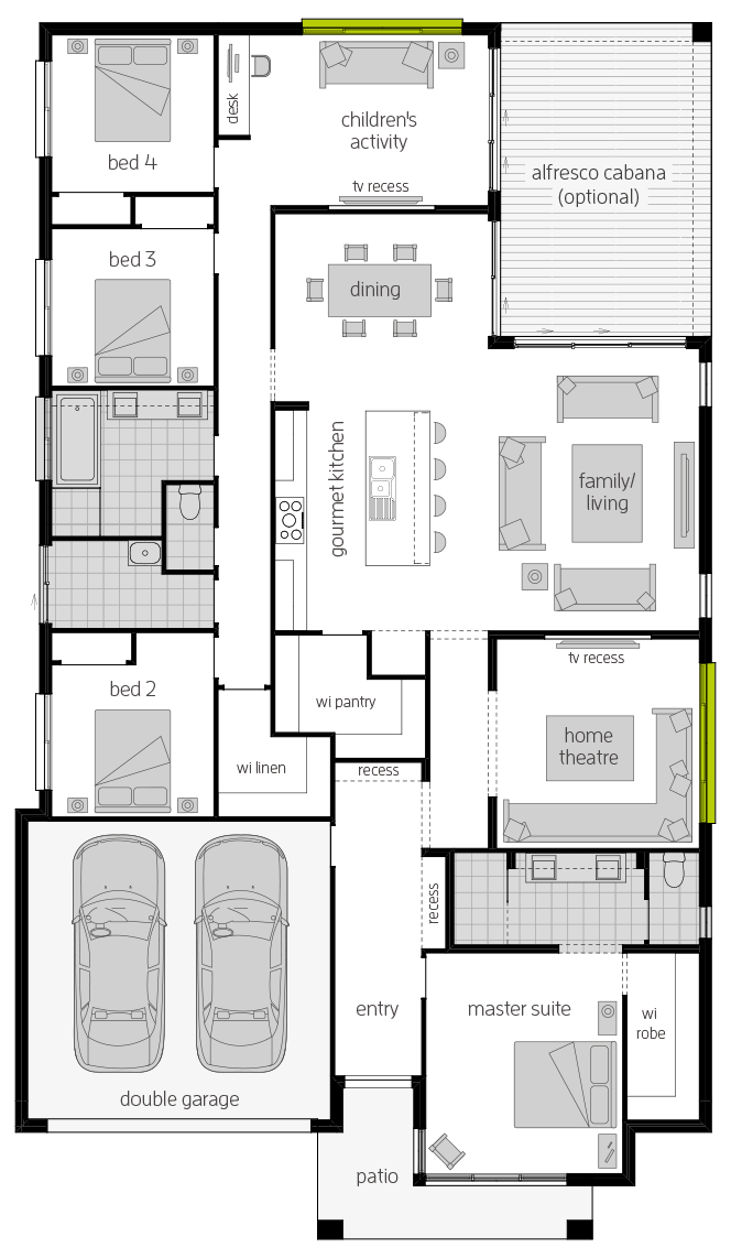 Coolum One Floorplan lhs 