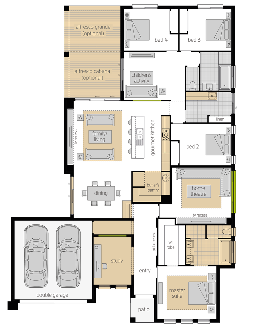 Havana Encore upgrade floorplan lhs Havana Encore upgrade floorplan lhs
