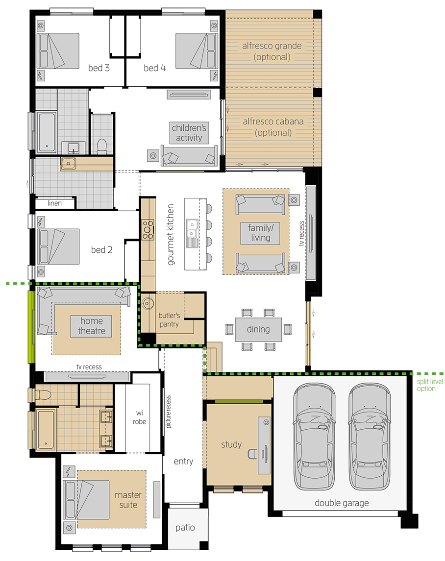 Havana Encore upgrade floorplan lhs Havana Encore upgrade floorplan lhs