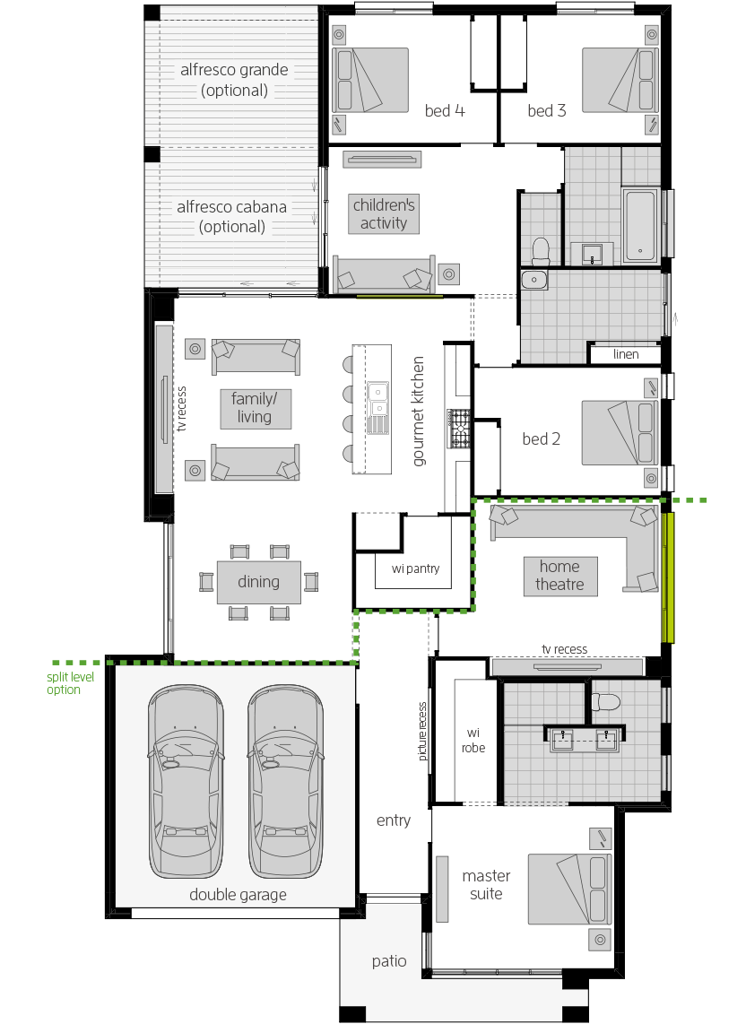 Havana Encore- Single Storey Floor Plan Havana Encore- Single Storey Floor Plan- McDonald Jones