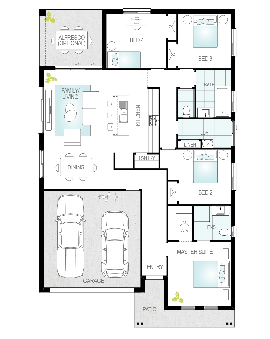 Floor Plan - Almeria One - McDonald Jones