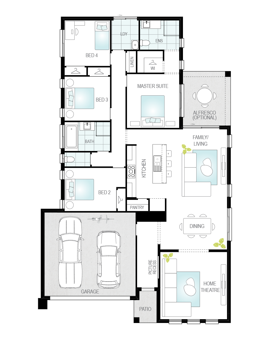 Floor Plan - Daimler - Now Series - Canberra - McDonald Jones