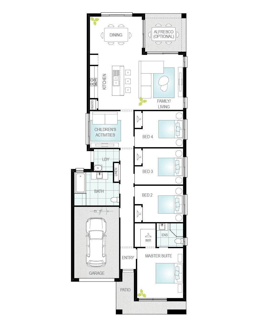 Architectural New Home Designs - Karmann Floor Plans