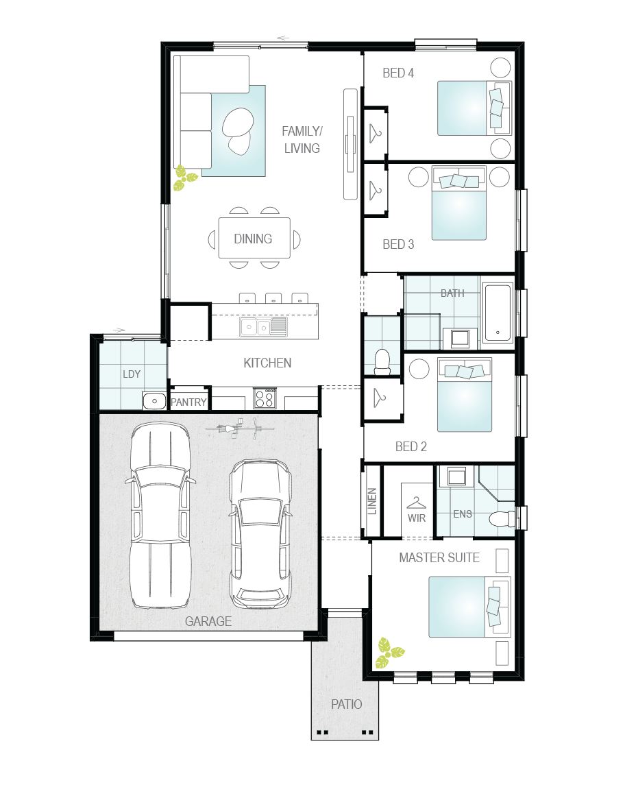 Floor Plan - Lucena - Great Value Home - McDonald Jones