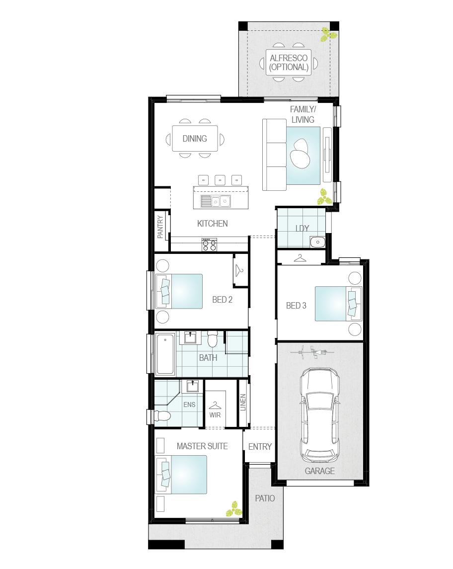 Floor Plan - Targa Home Design - Now Series - McDonald Jones