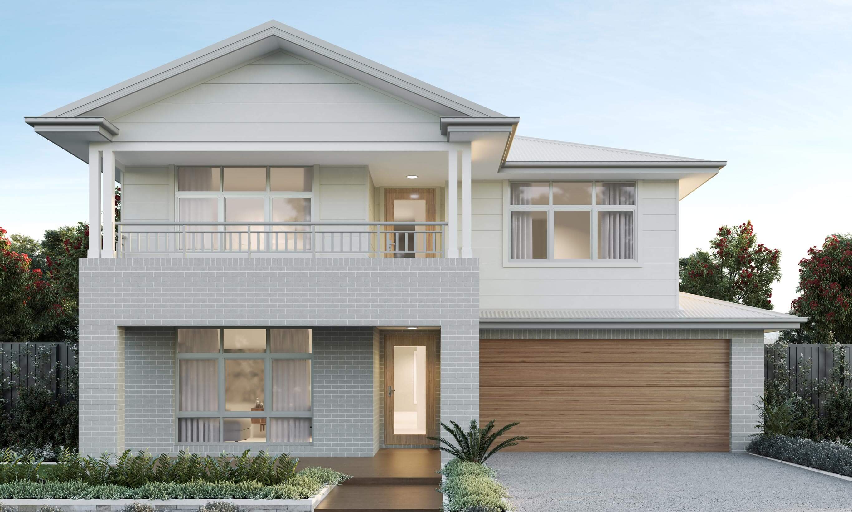 Nevada Everyday - Sierra Facade two storey home design everyday nevada sierra facade