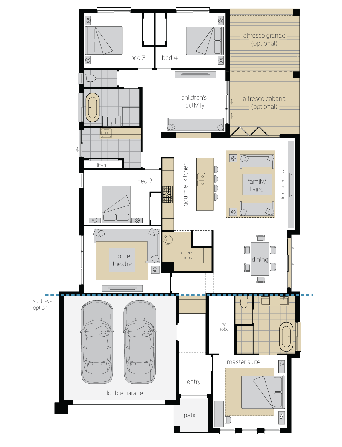 Veuve Executive Upgrade floorplan