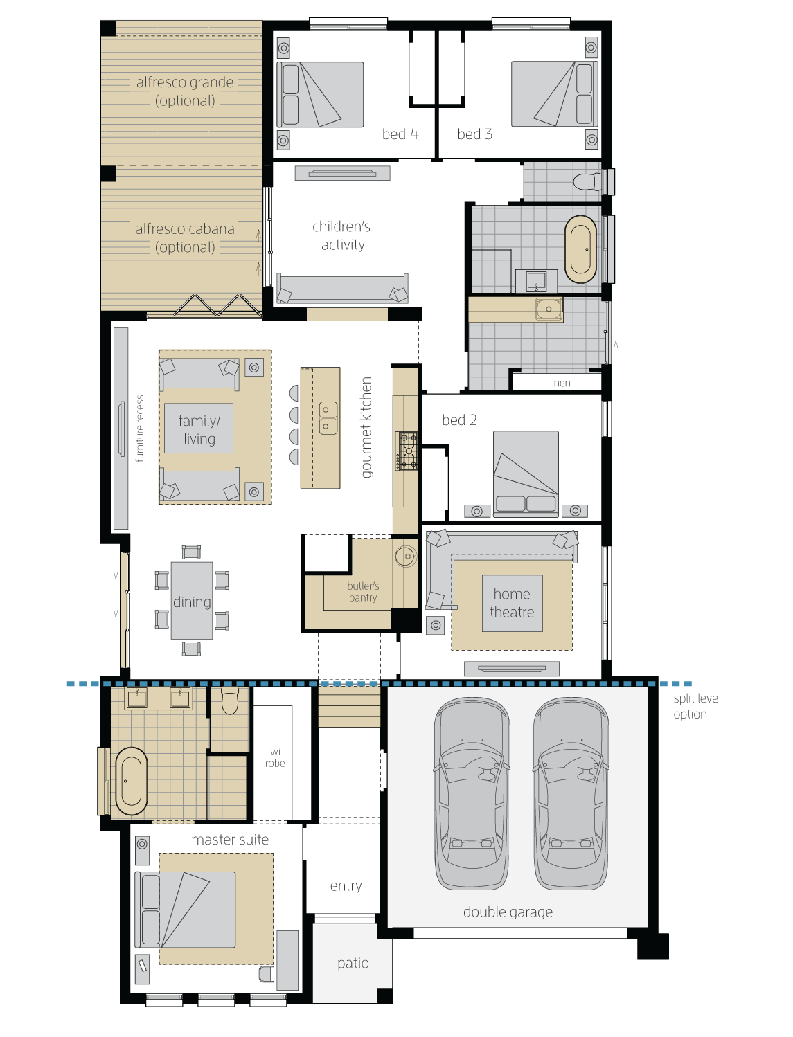 Veuve Executive Upgrade floorplan