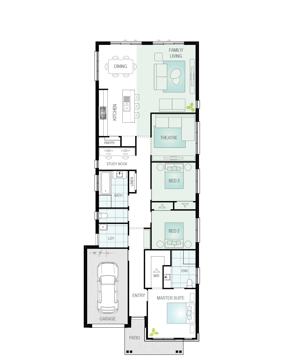single level house design ravello floorplan option theatre ilo bed 4rhs