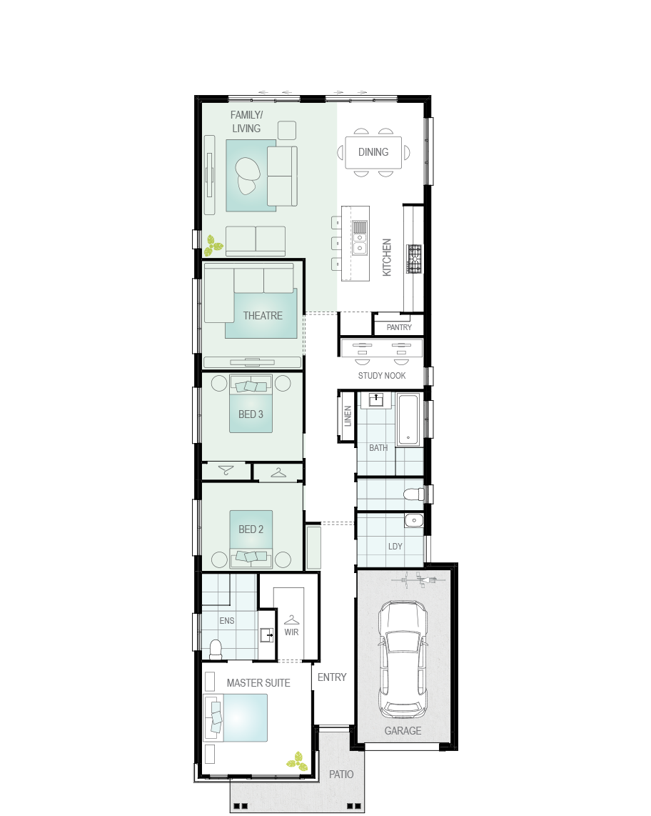 single level house design ravello floorplan option theatre ilo bed 4rhs