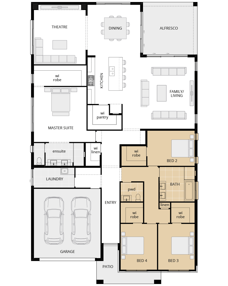 single storey home design san marino grande no activities option rhs