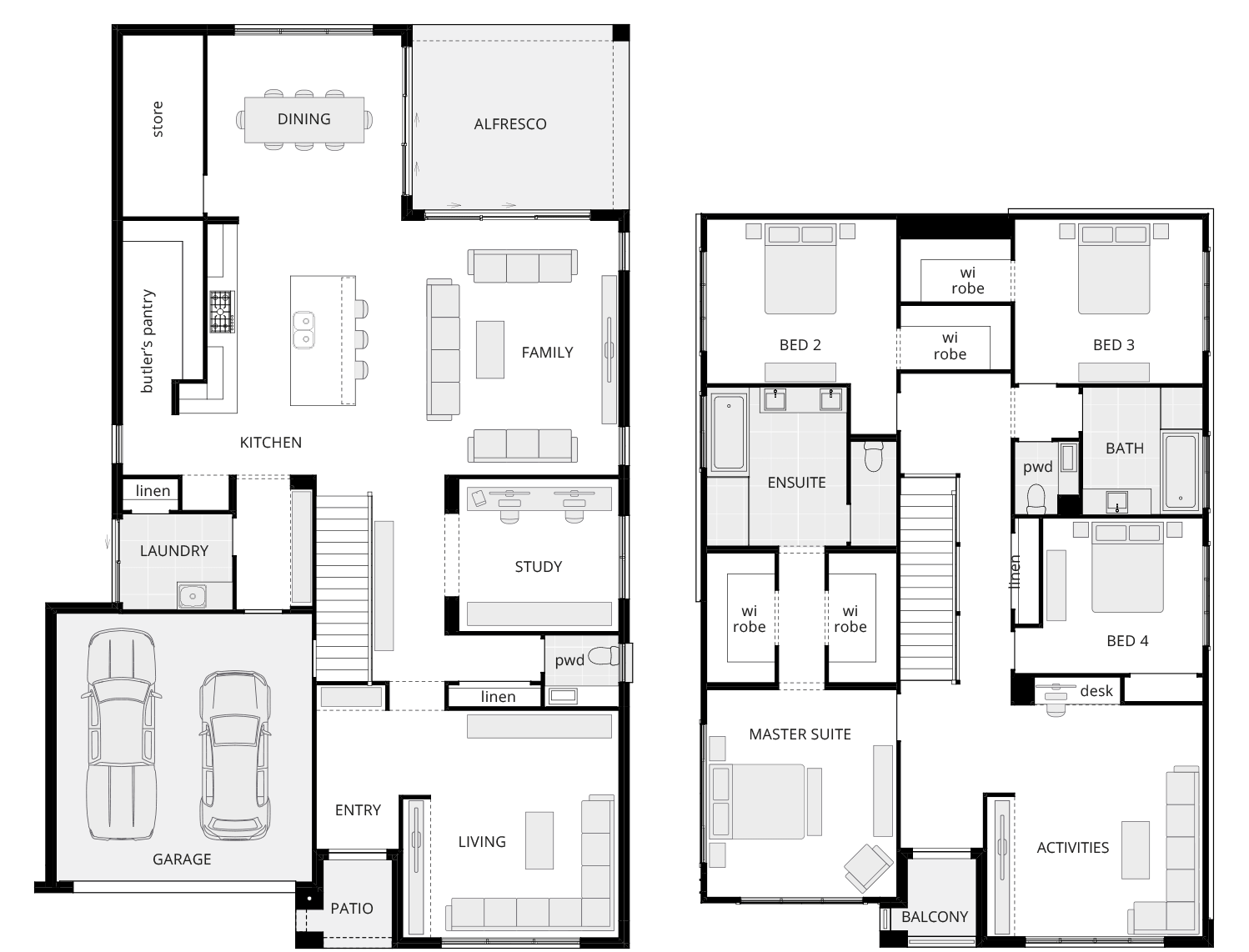 Saxonvale 42 Standard Floorplan lhs Saxonvale 42 Standard Floorplan lhs