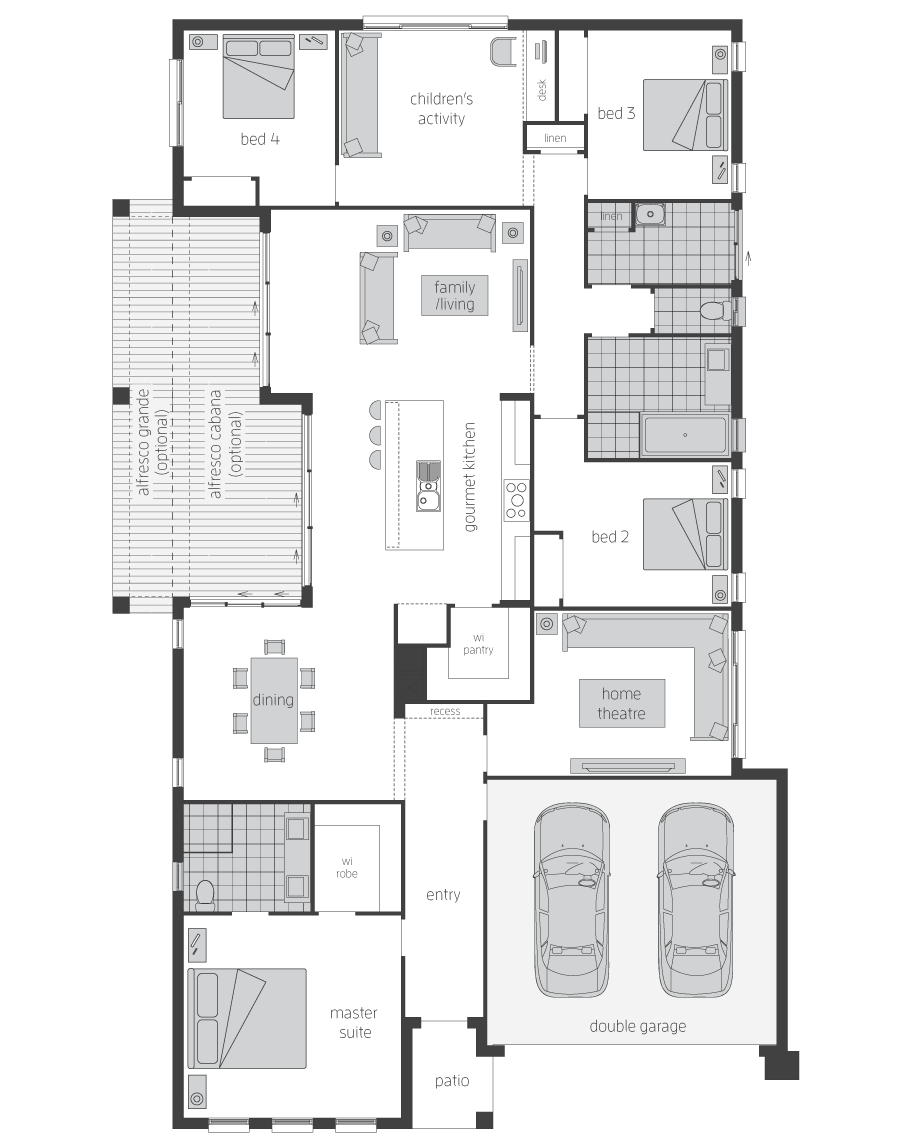 Floor Plan - Diplomat Floor Plan - Diplomat Home Design - Canberra - McDonald Jones