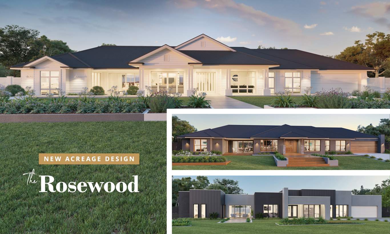 A new acreage home design, The Rosewood, for McDonald Jones Country Living Collection