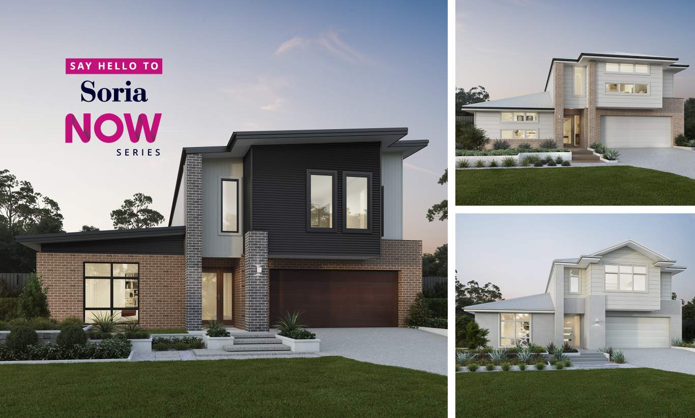 The Soria is a new affordable two-storey home design with Granny Flat