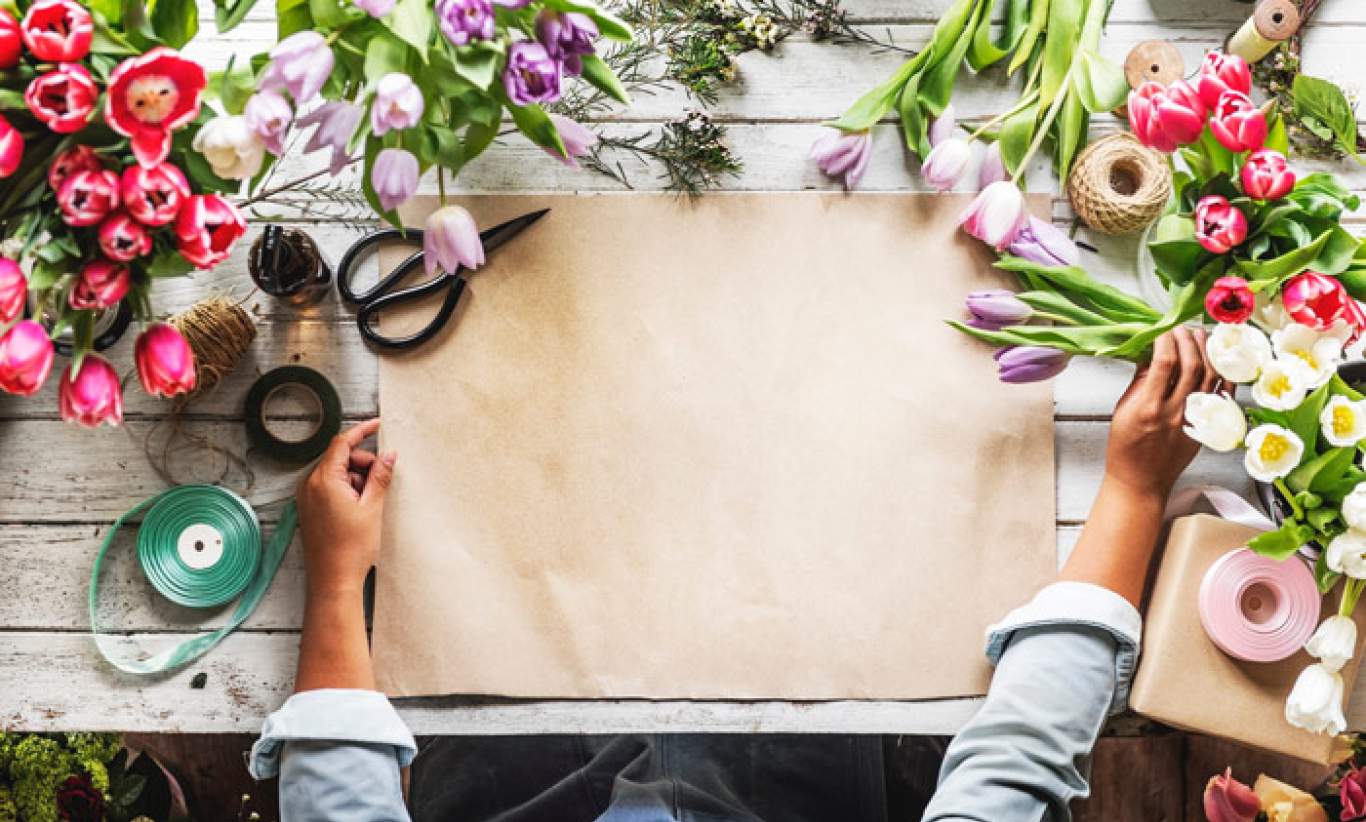 Make a DIY bouquet for mother's day