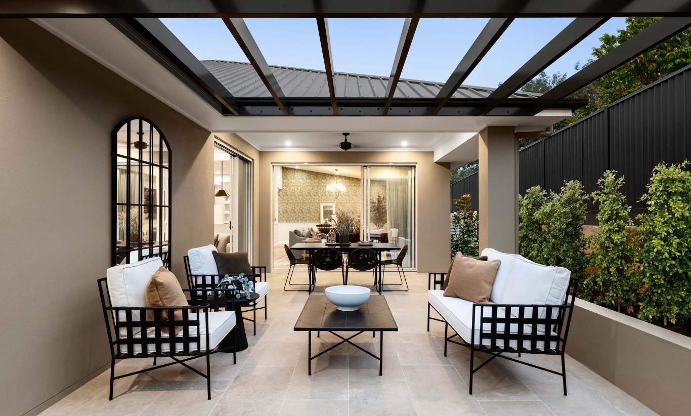 single storey home design havana grande alfresco at watagan park