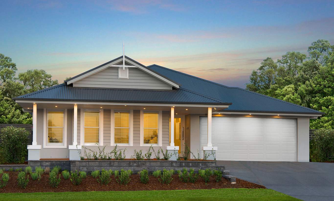 Facade - San Marino Display Home, Huntlee - McDonald Jones