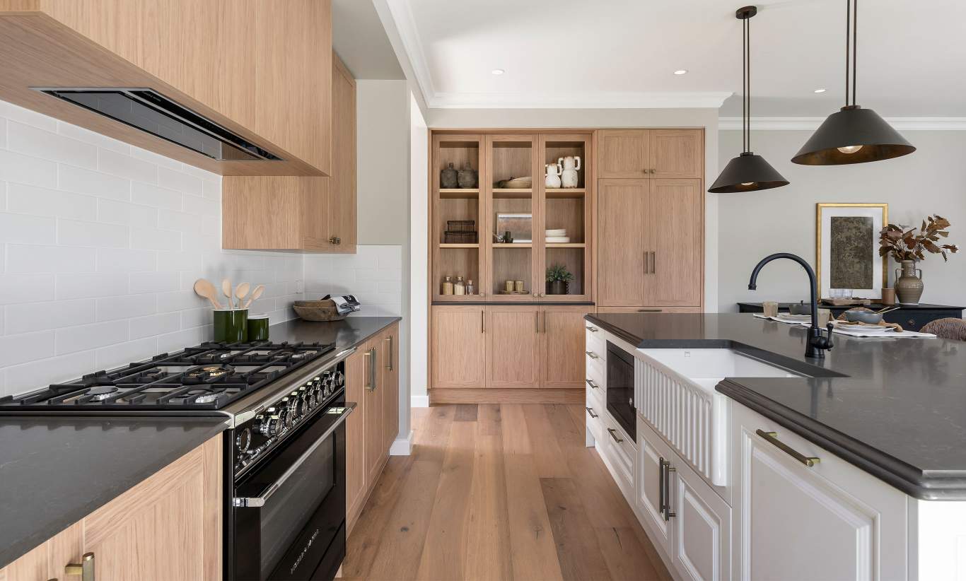 Anchorage - Helicopter House - Kitchen bench single storey house design anchorage kitchen bench