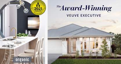 The Veuve Executive Display Home of the year - 2021 Master Builders Excellence Awards.
