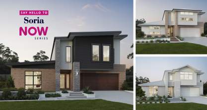 The Soria is a new affordable two-storey home design with Granny Flat