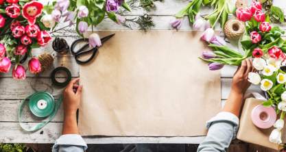 Make a DIY bouquet for mother's day