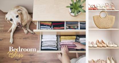 McDonald Jones great tips on how to organise and declutter your Bedroom will help you enjoy your space.